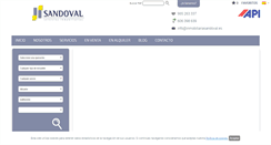 Desktop Screenshot of inmobiliariasandoval.es